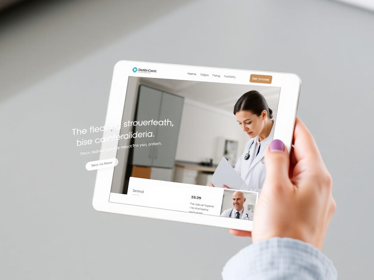 Medical clinic patient portal site — Medical